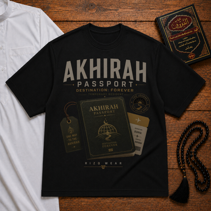 Akhirah Passport Heavyweight Tee