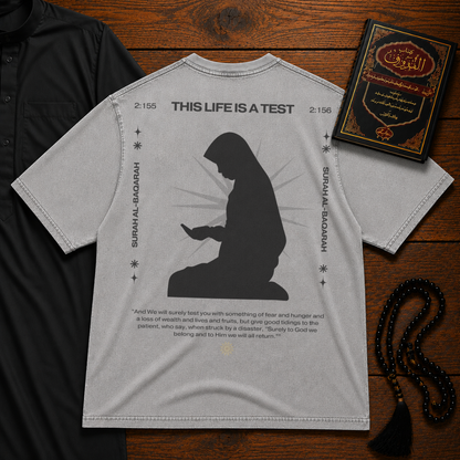 LIFE IS A TEST WHITE PREMIUM