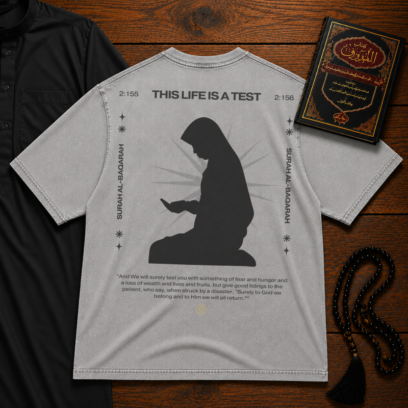 LIFE IS A TEST WHITE PREMIUM