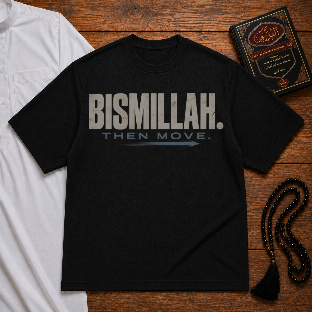 Bismillah then Move Heavyweight Tee