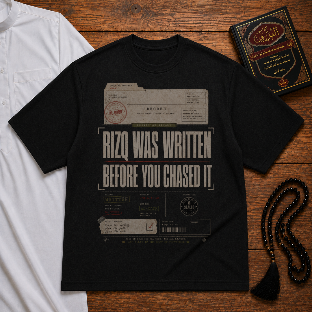 MY RIZQ IS WRITTEN HEAVYWEIGHT
