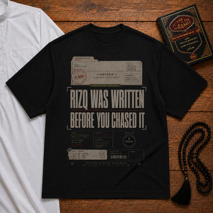 MY RIZQ IS WRITTEN HEAVYWEIGHT