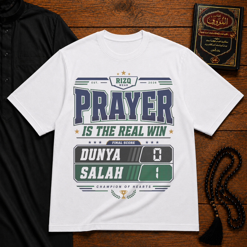 PRAYER IS THE REAL WIN HEAVYWEIGHT