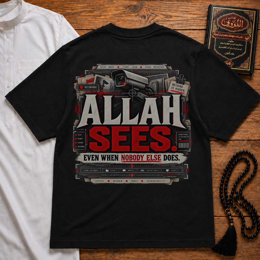 Allah Sees Heavyweight Tee