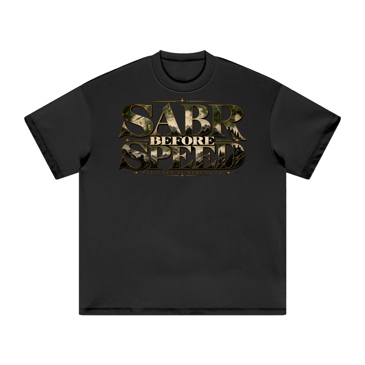 Sabr Before Speed Heavyweight Tee