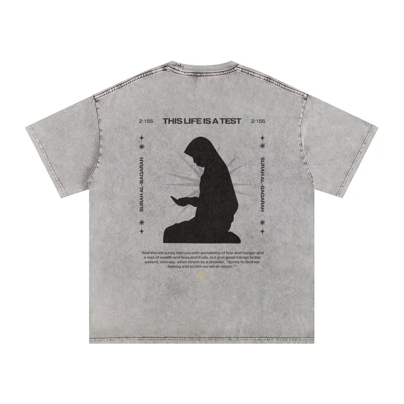 LIFE IS A TEST WHITE PREMIUM