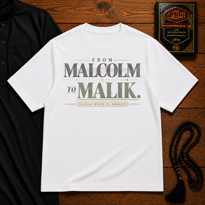 Malcolm then Malik Heavyweight Tee