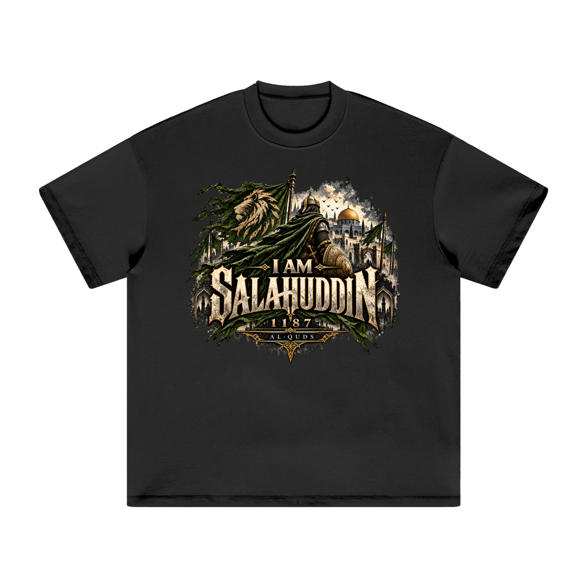 Lion Banner Heavyweight Tee