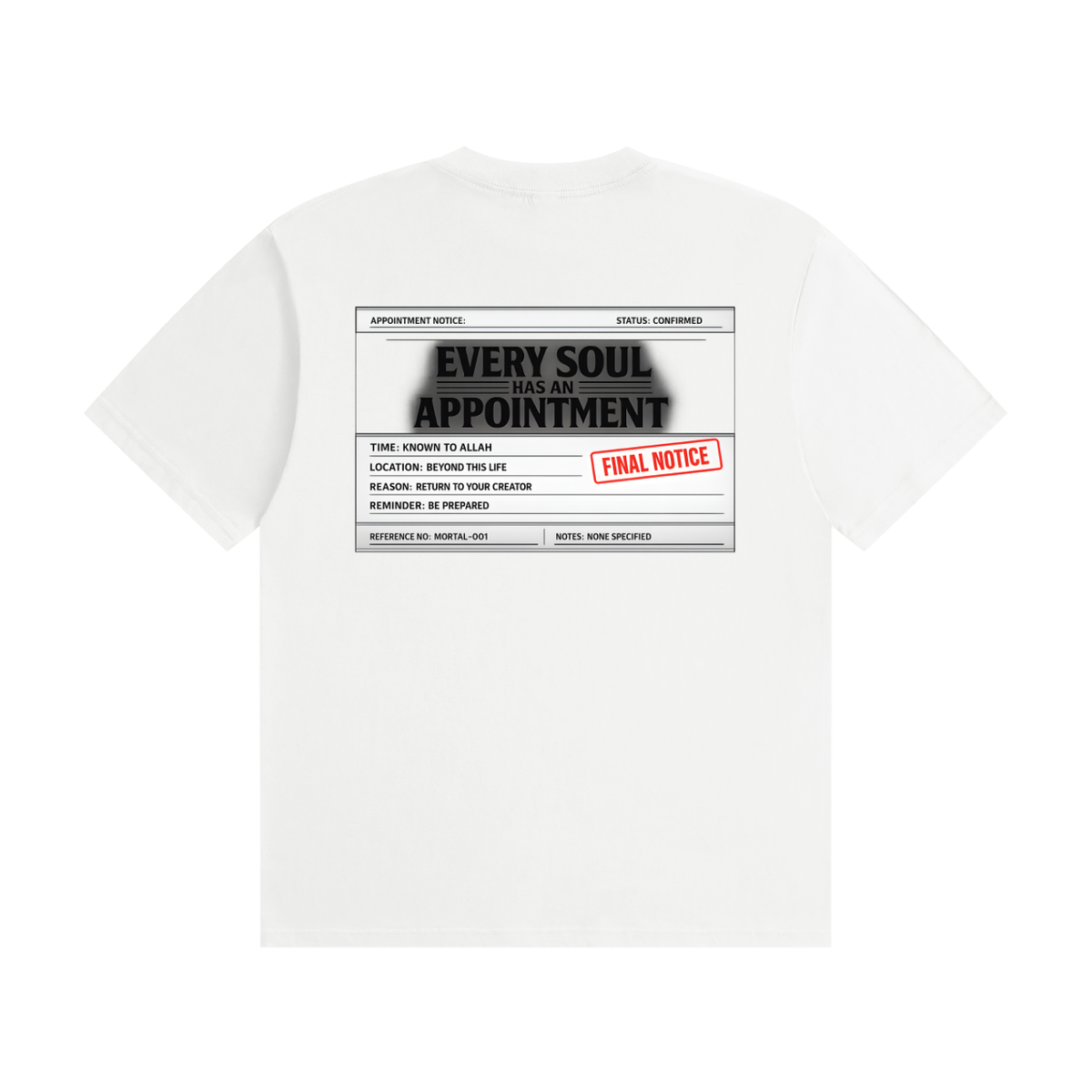 Final Notice Classic Tee