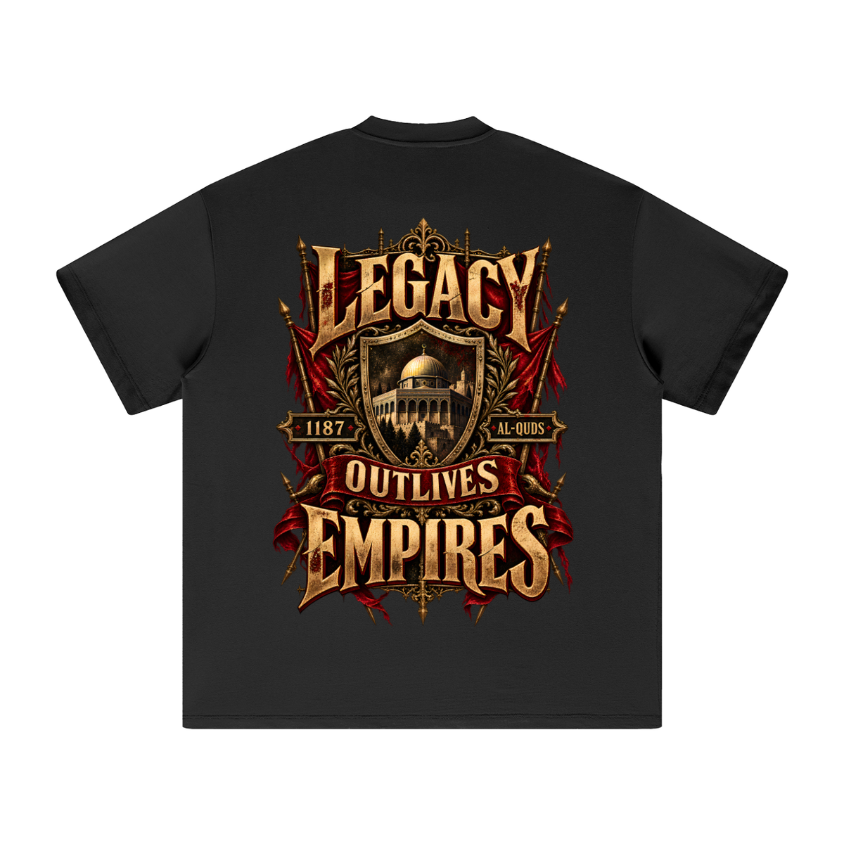 Legacy Outlives Empires Heavyweight Tee