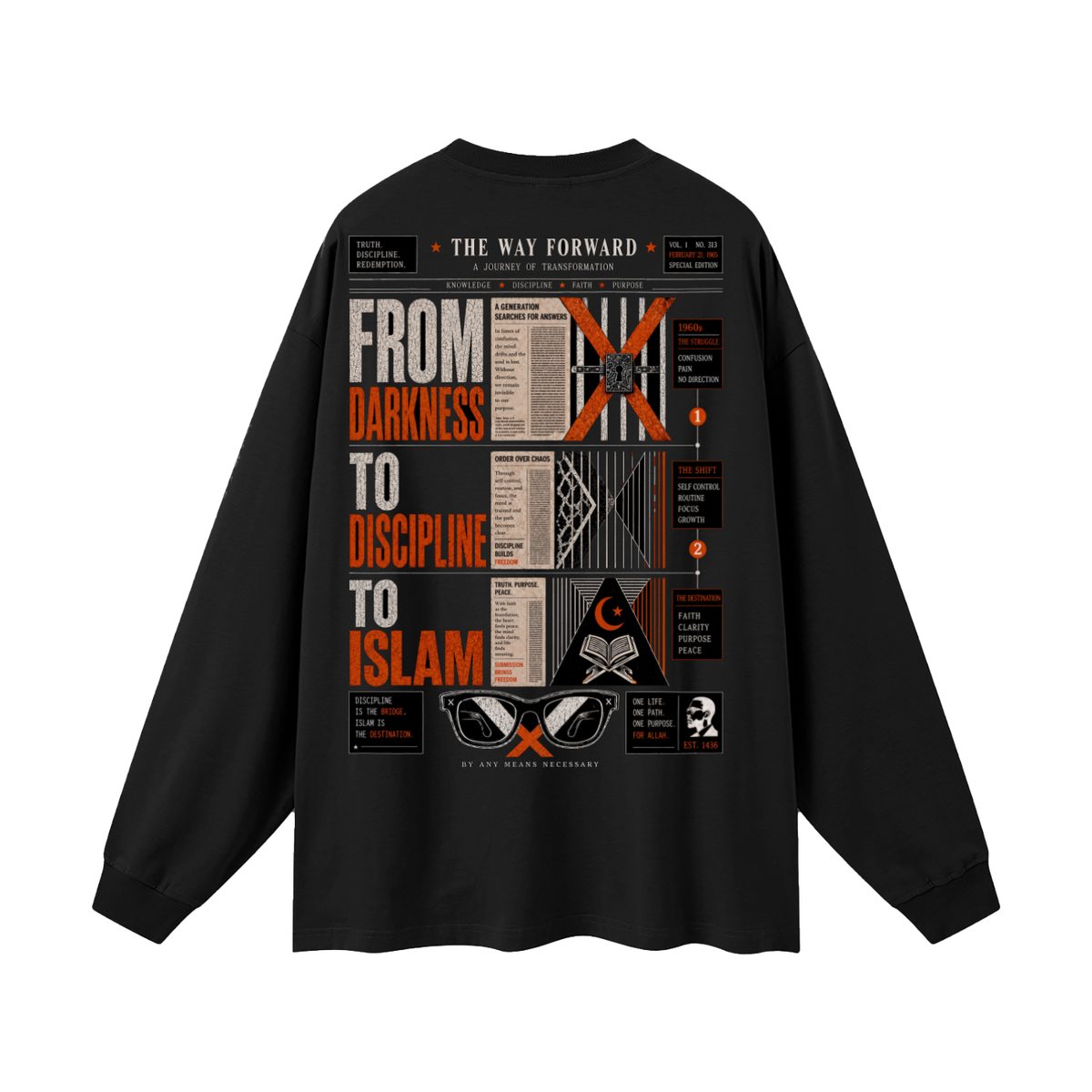 Darkness, Discipline, Islam Long Sleeve
