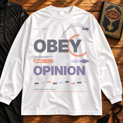 Obey Before Opinion Long Sleeve