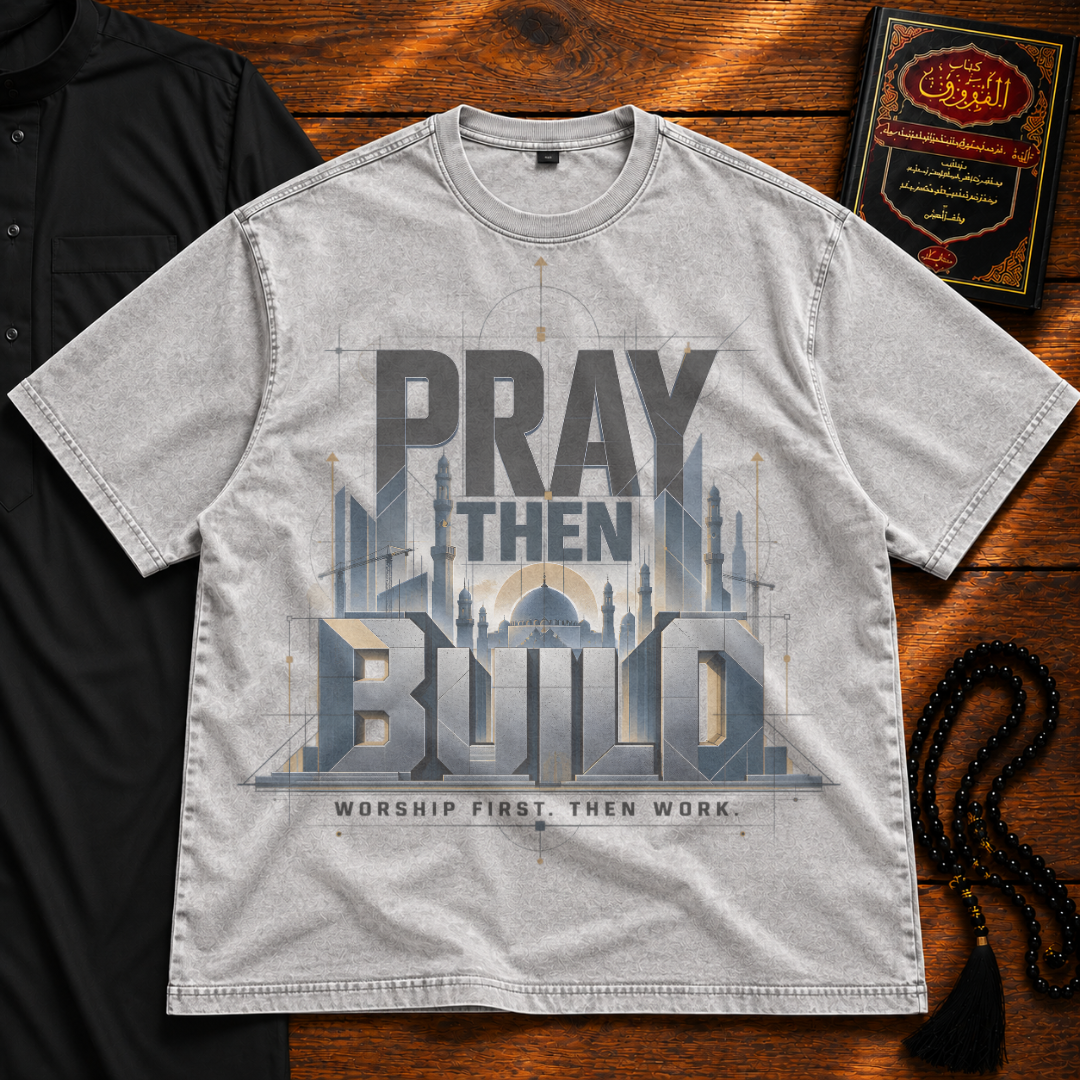 Pray Then Build Premium Tee
